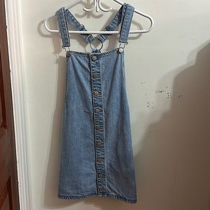* LIKE NEW* Jean overall dress